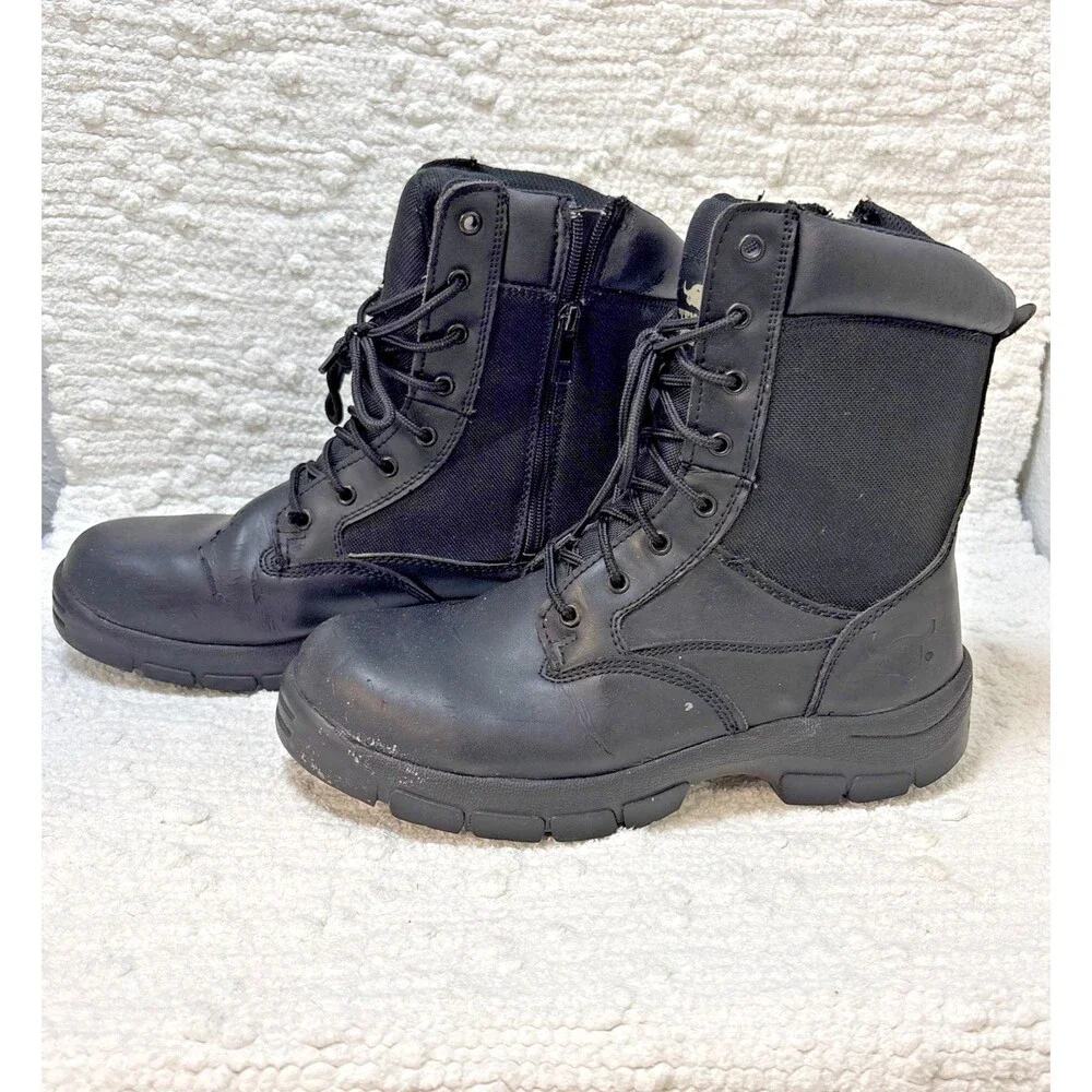 Black Texas Steer Very Black slip & oil resistant Mens size 11 US boots